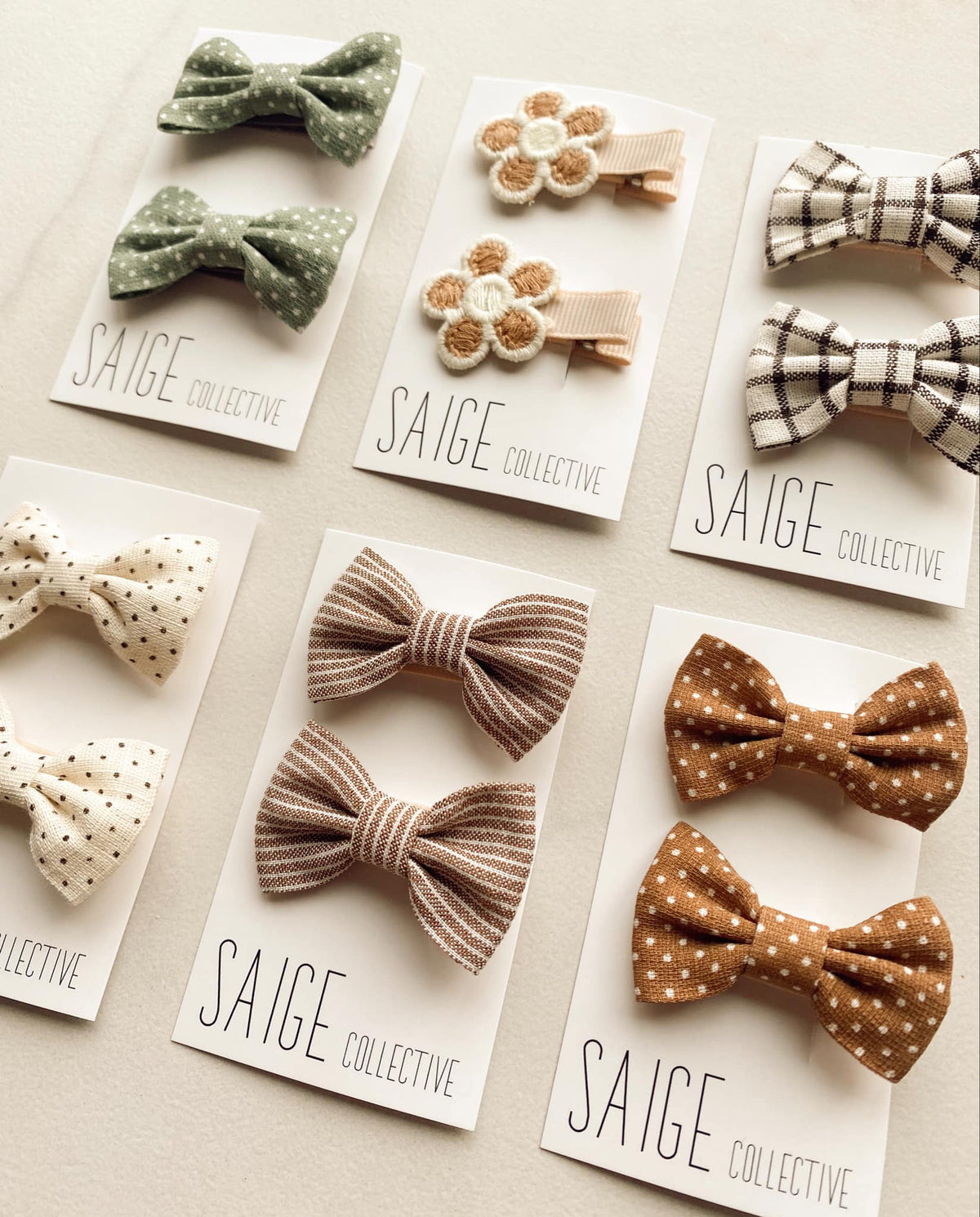 Saige Collective - Autumn Harvest - mini baby/kid bows