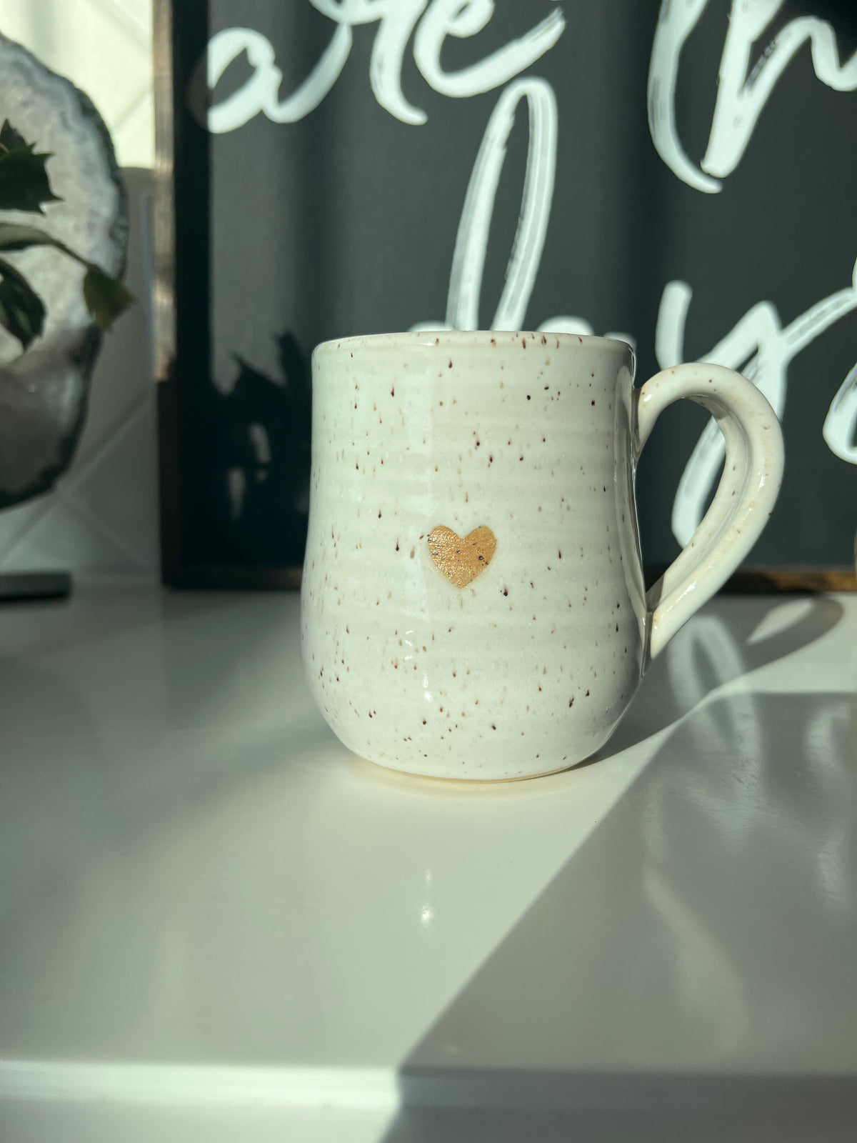 Chick n Dee Pottery Mug Heart