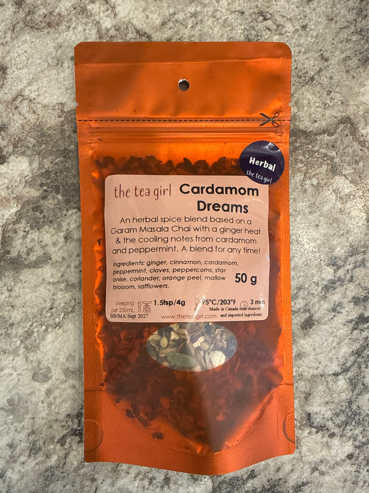 Cardamom Dreams Herbal Tea 50g