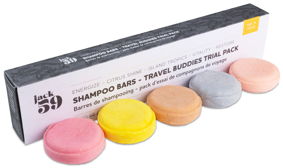 Shampoo Bars - Travel Buddies Trial Pack - Jack59