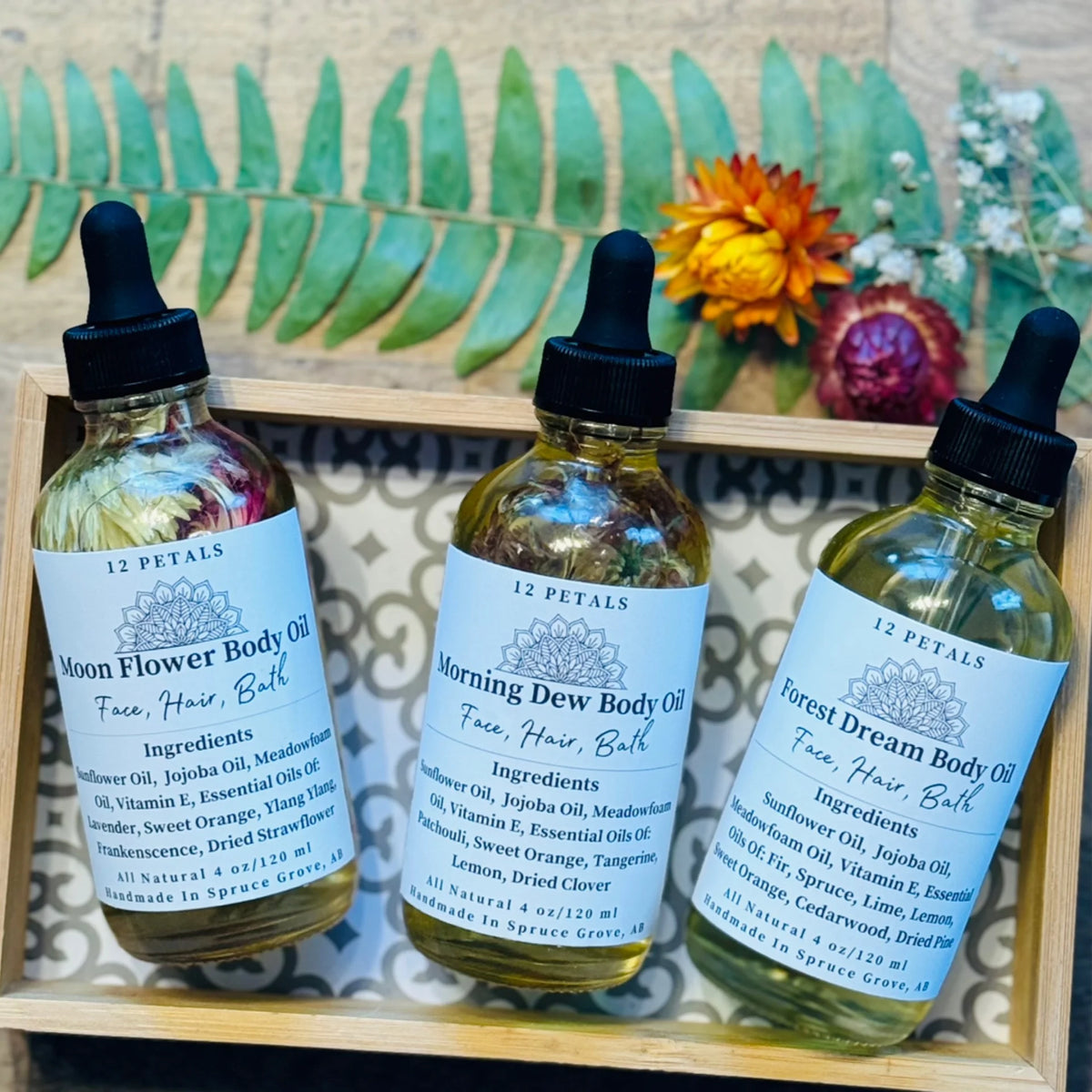 12 Petals Moon Flower Body Oil