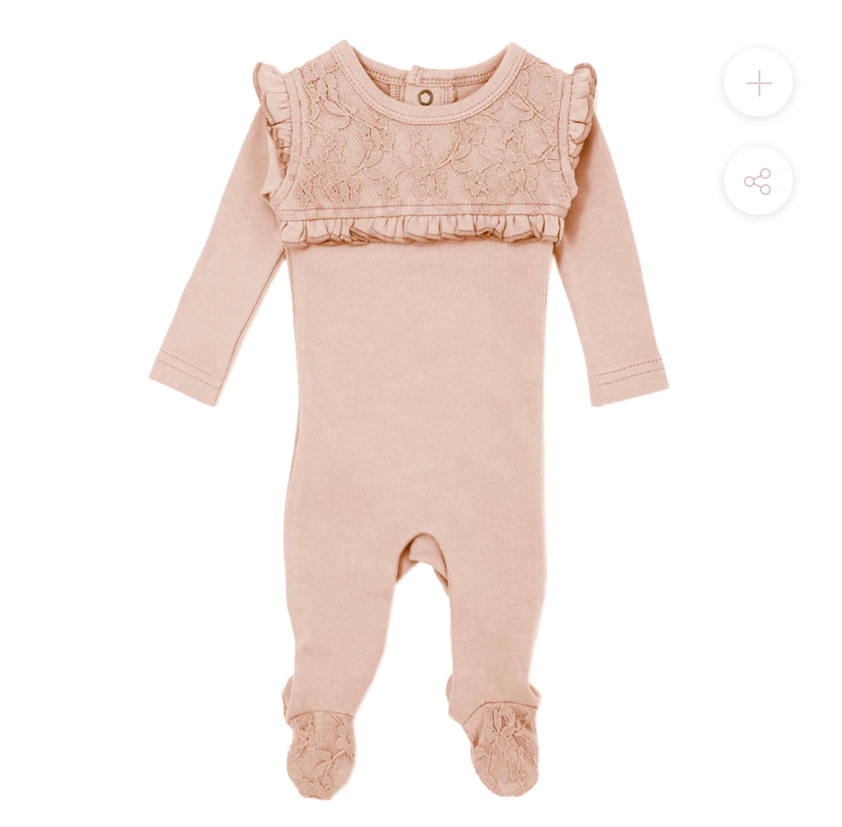 Organic Lace Footie