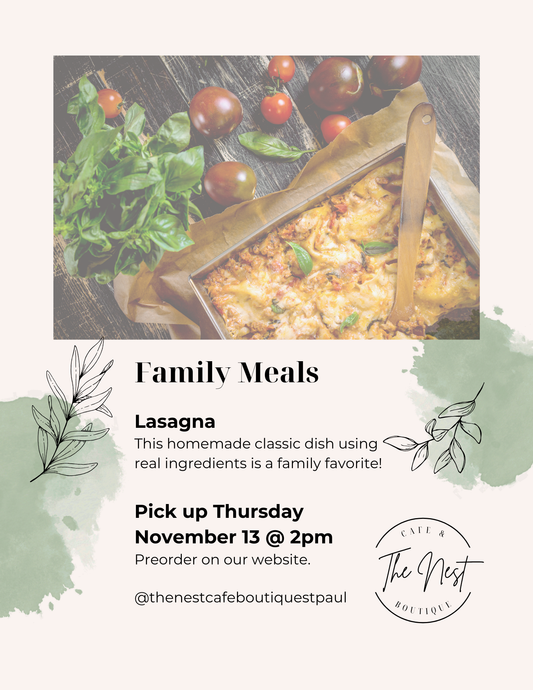 Family Meal Lasagna