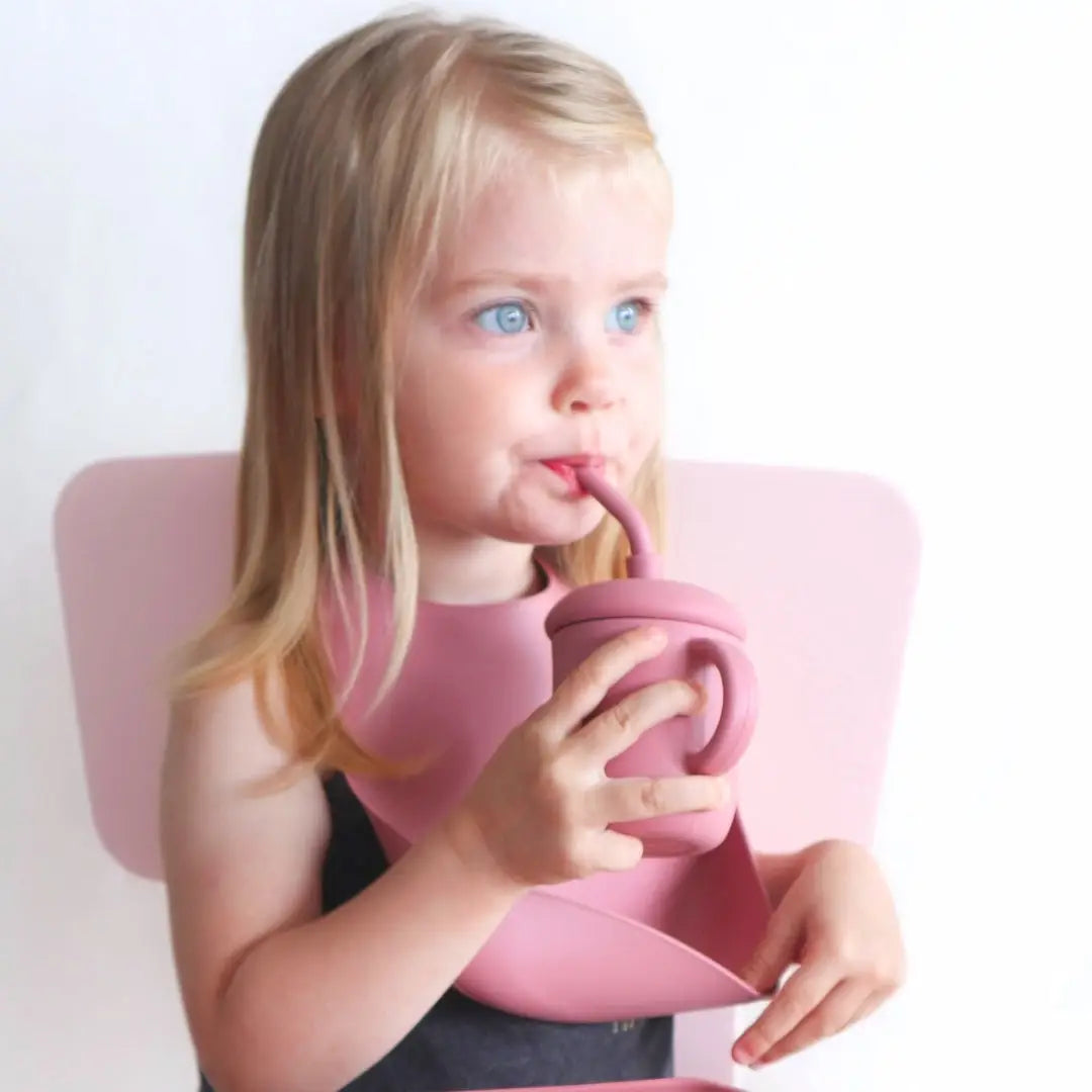 Baby Bliss - Sippy Cup with Straw, Spill-Proof & Anti-Stain - Caramel