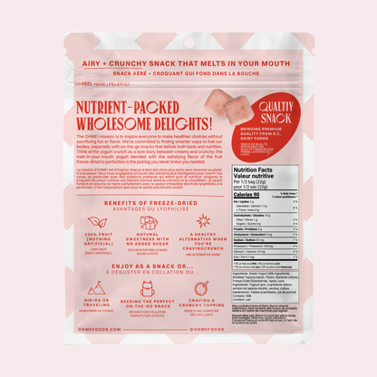 OHME! Foods - Freeze-Dried Strawberry Yogurt Crunch