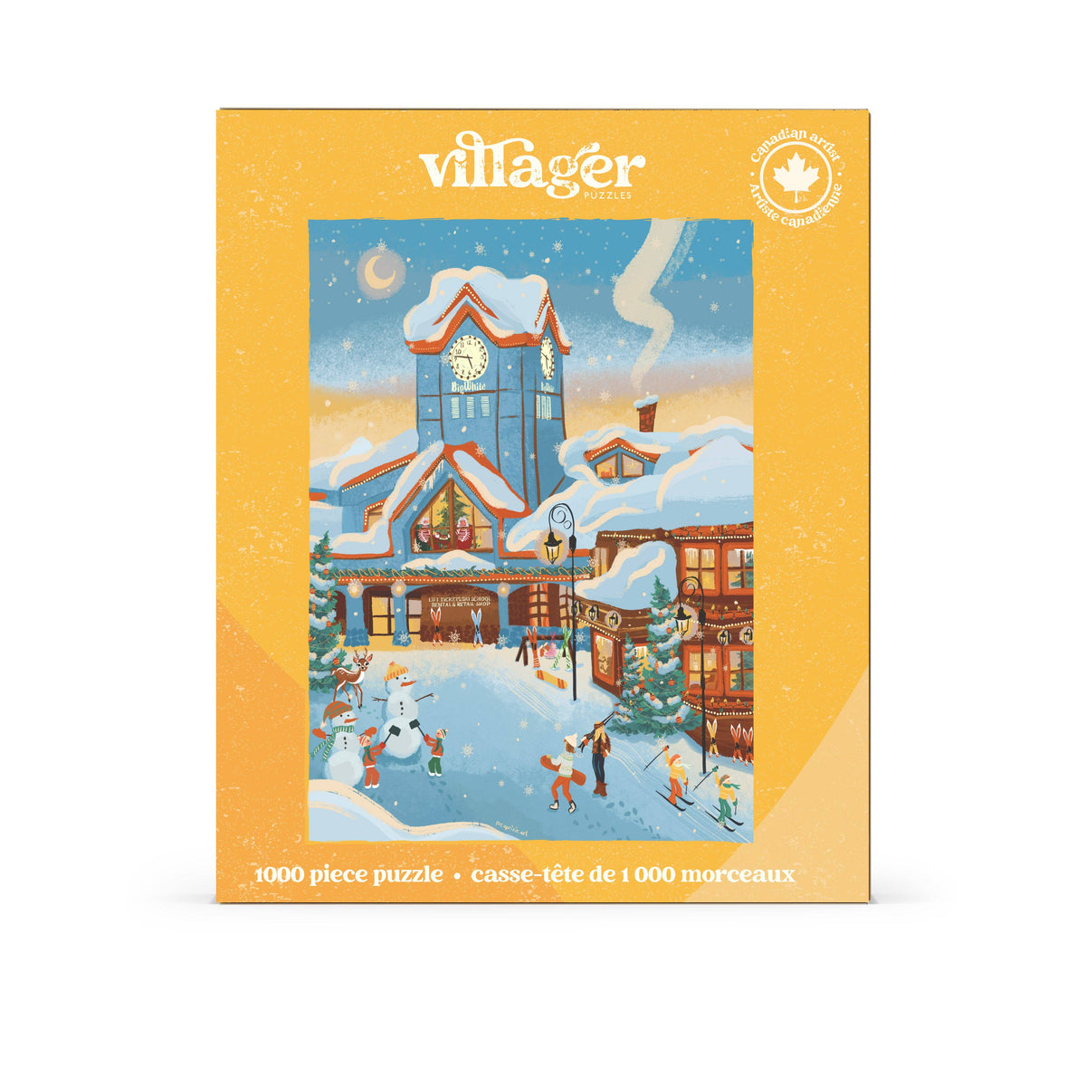 Villager Puzzles - Ski Resort | 1000-Piece Puzzle | Designed in Canada