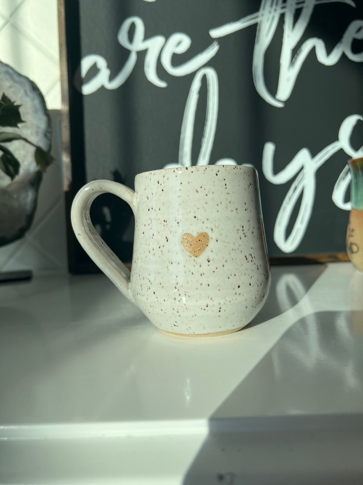 Chick n Dee Pottery Mug Heart