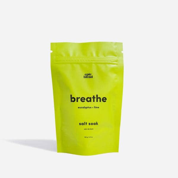 Epic Blend - Breathe Bath Salts Soak Vegan