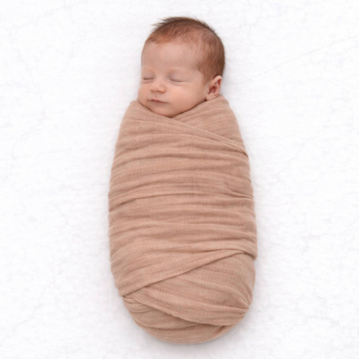Baby Bliss - Muslin Swaddle Blanket - Caramel