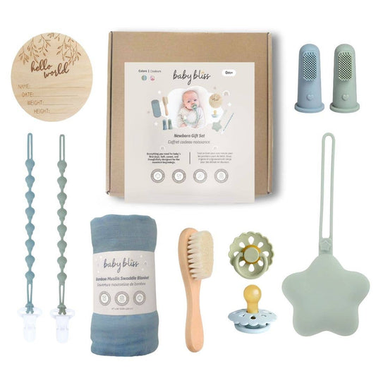 Baby Bliss - Newborn Gift Set, Baby Shower Gift Basket