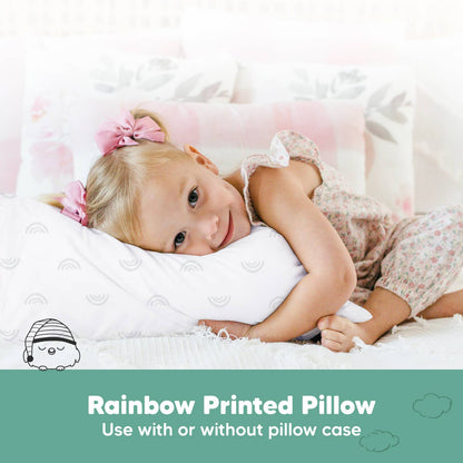 2-Pack Toddler Pillows for sleeping, 13X18