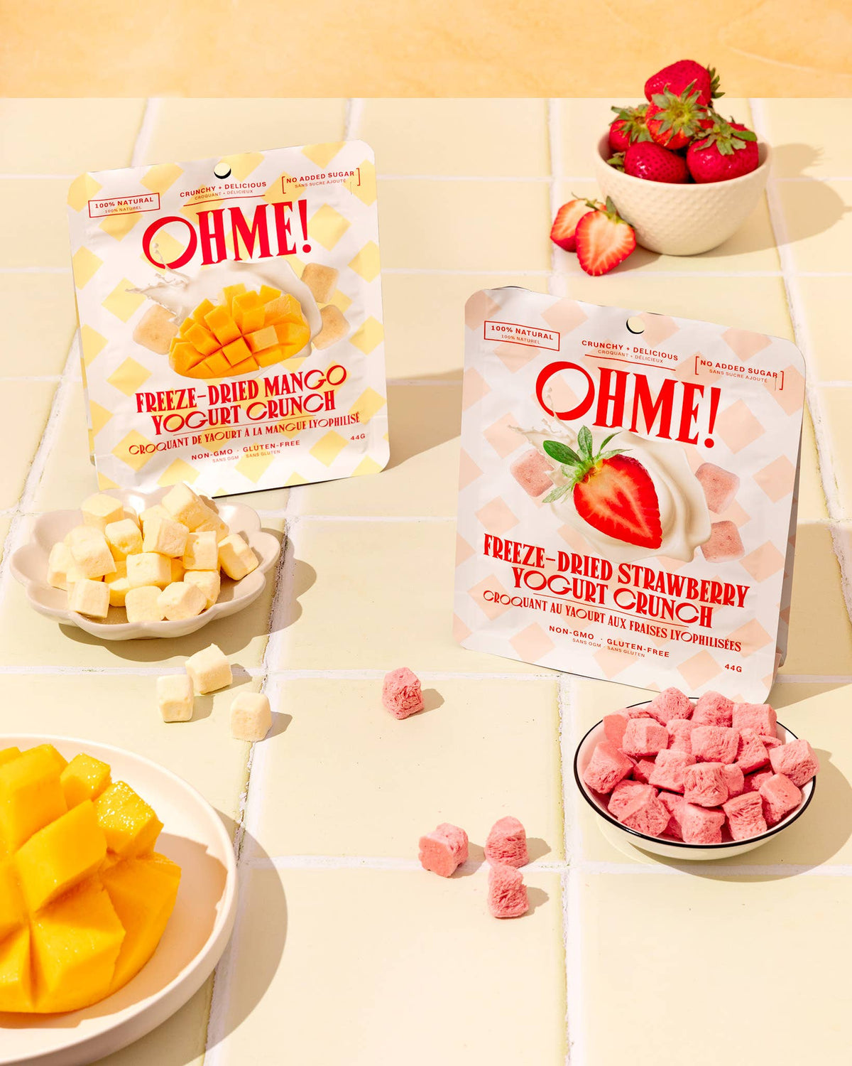 OHME! Foods - Freeze-Dried Strawberry Yogurt Crunch