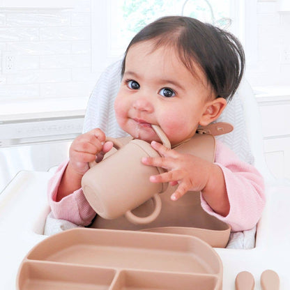 Baby Bliss - Sippy Cup with Straw, Spill-Proof & Anti-Stain - Caramel