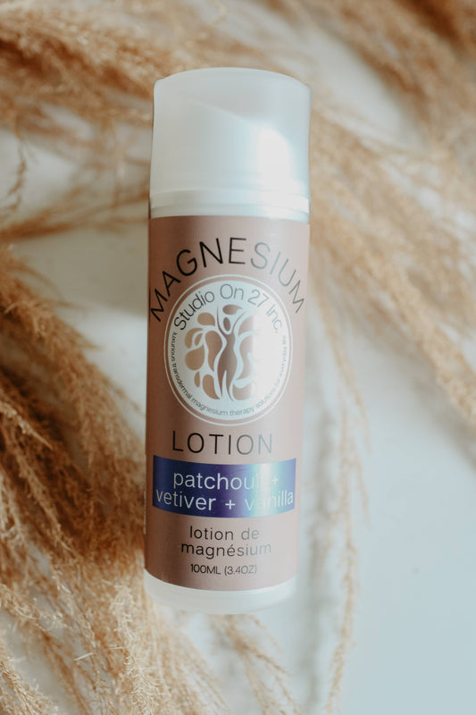 Patchouli + Vetiver Magnesium Lotion 