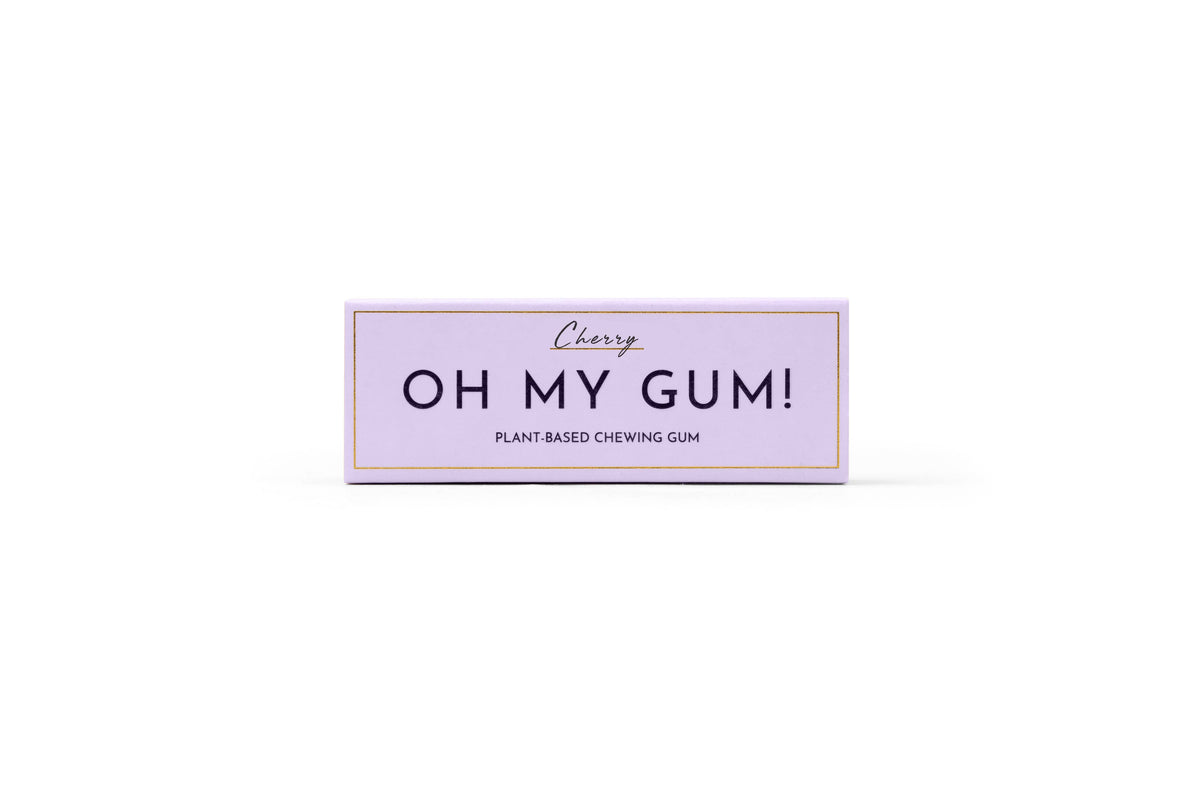OH MY GUM! - Cherry Chewing Gum - Plastic-free | Sugar-free | Plant-based