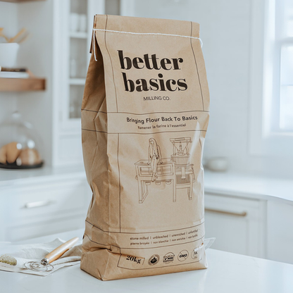 Better Basics Milling - Organic Whole Grain Wheat Flour 2kg