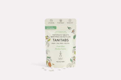 TANIT - Toothpaste Tablets Fresh Mint - Compostable refill -124 tabs