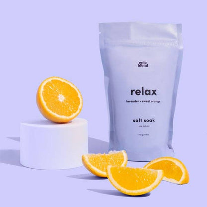 Epic Blend - Relax Bath Salts Soak Vegan