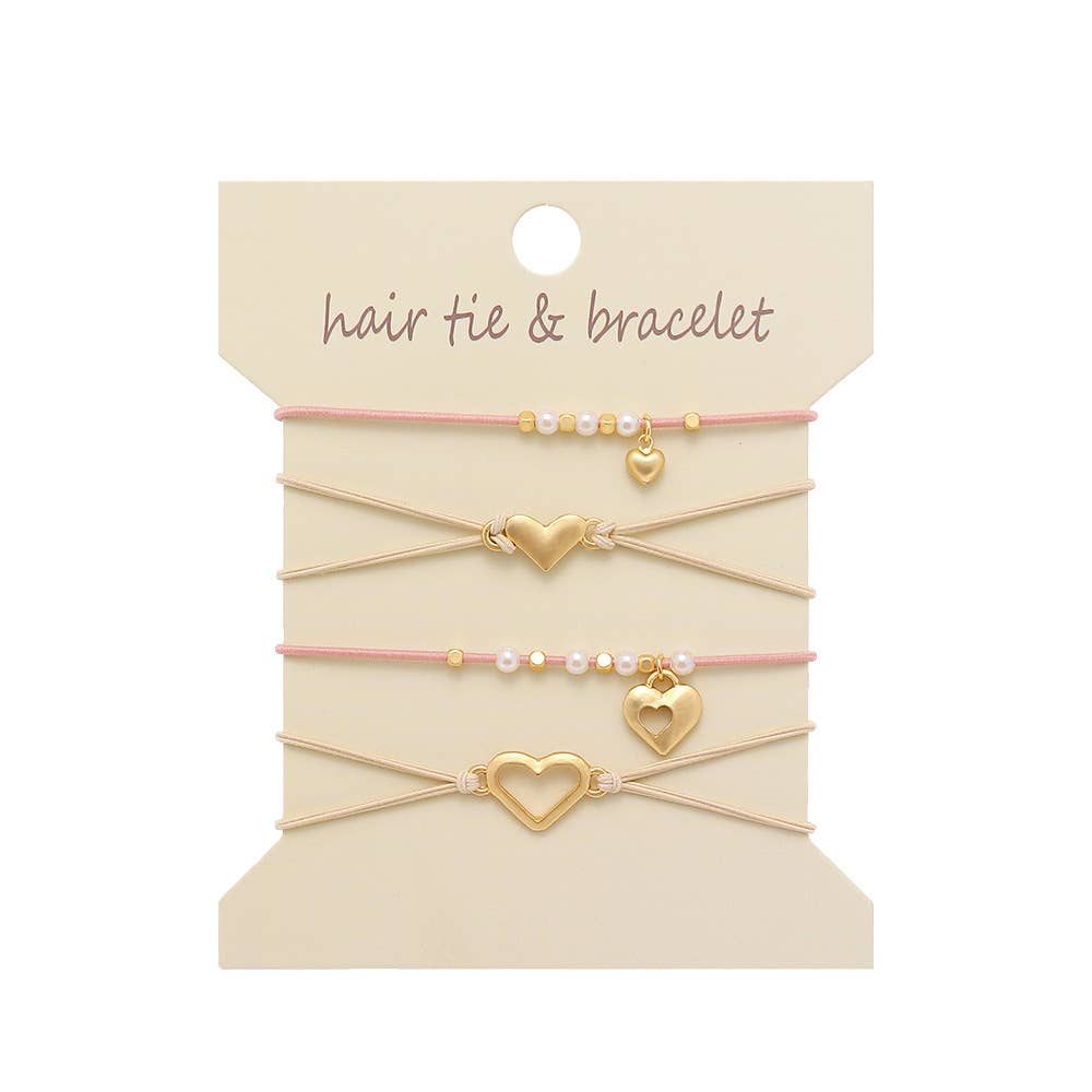 Bohemian Hair Tie Bracelet Stacks