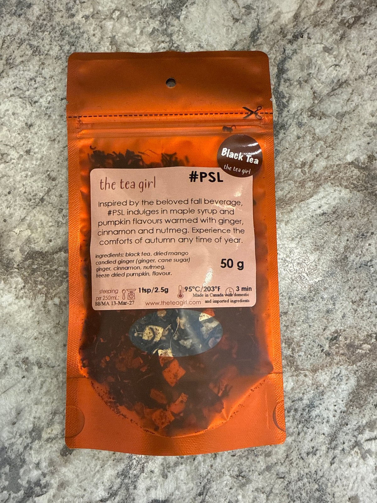 Pumpkin Spice Latte Tea 50g
