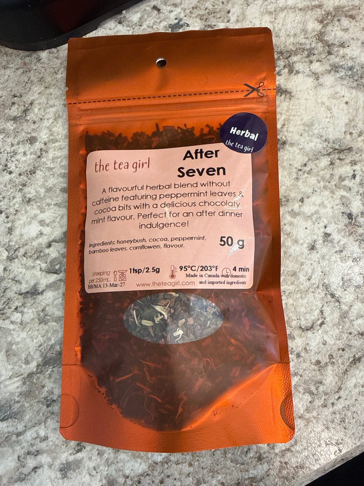 After Seven Herbal Tea 50g