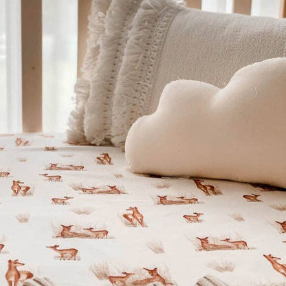 Fawn Fitted Crib Sheet