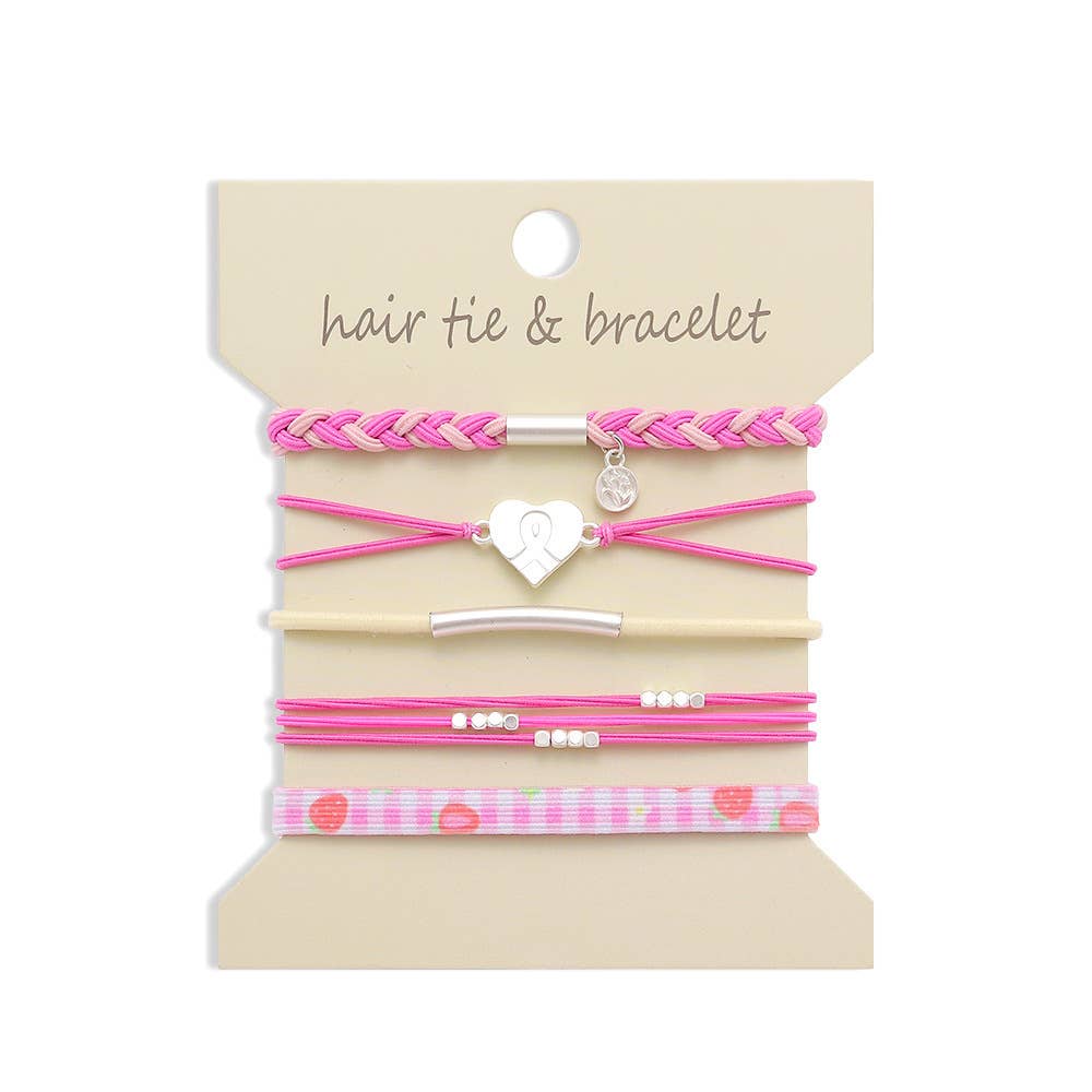 Bohemian Hair Tie Bracelet Stacks