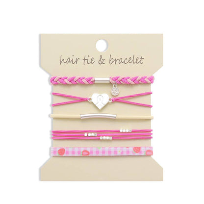 Bohemian Hair Tie Bracelet Stacks