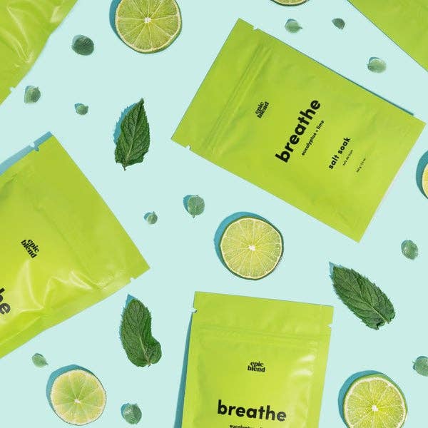 Epic Blend - Breathe Bath Salts Soak Vegan