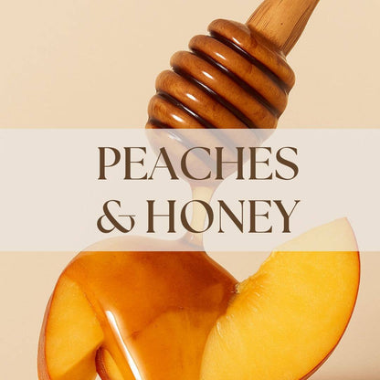 PEACHES & HONEY | 8OZ NON TOXIC SOY CANDLE