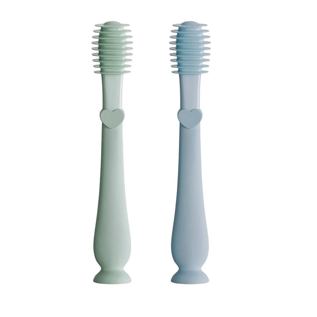 Baby Bliss - Baby Training Toothbrush 360° - Dusty Teal/Sage