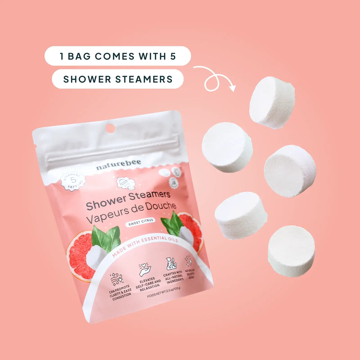 NATURE BEE - Shower Steamers