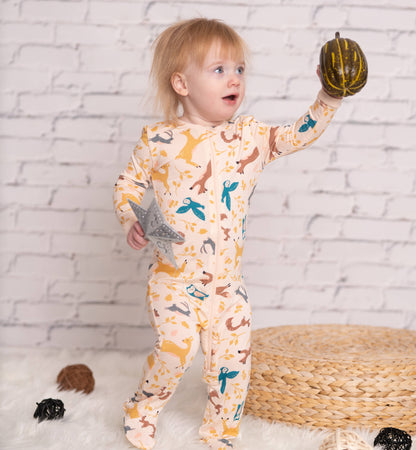 Bamboo Zip Up Footed Sleeper