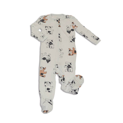 Bamboo Zip Up Footed Sleeper