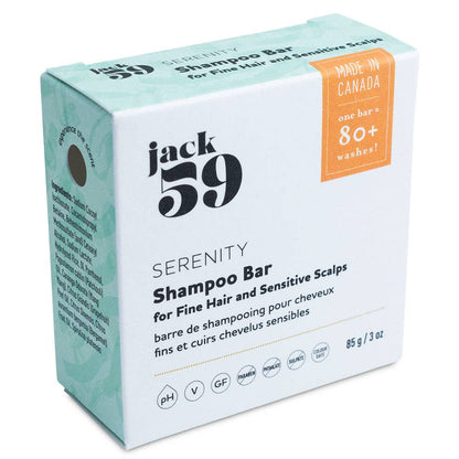 Serenity Shampoo Bar - Patchouli & Bergamot - Jack59