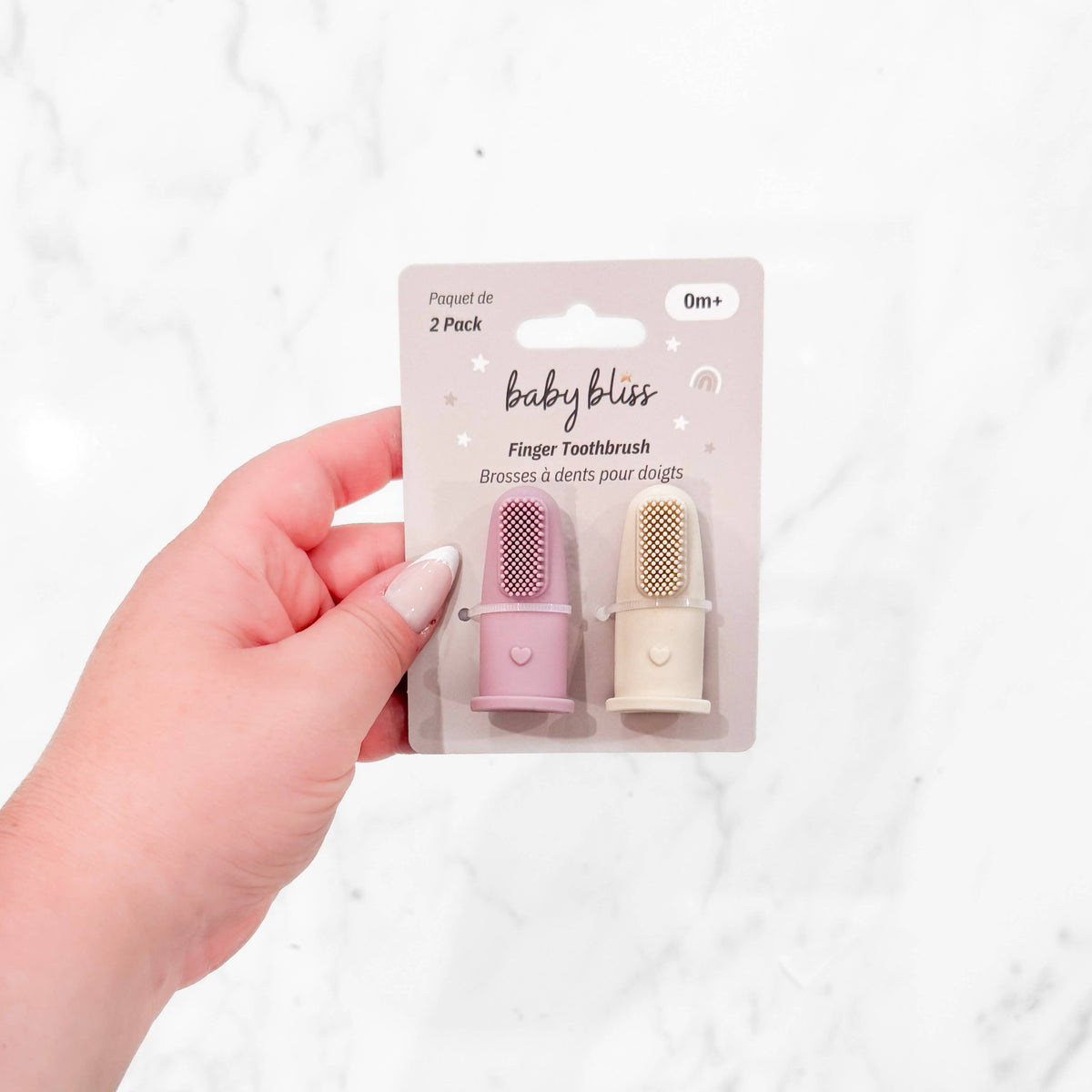 Baby Bliss - Infant Toothbrush - Lavender & Cream