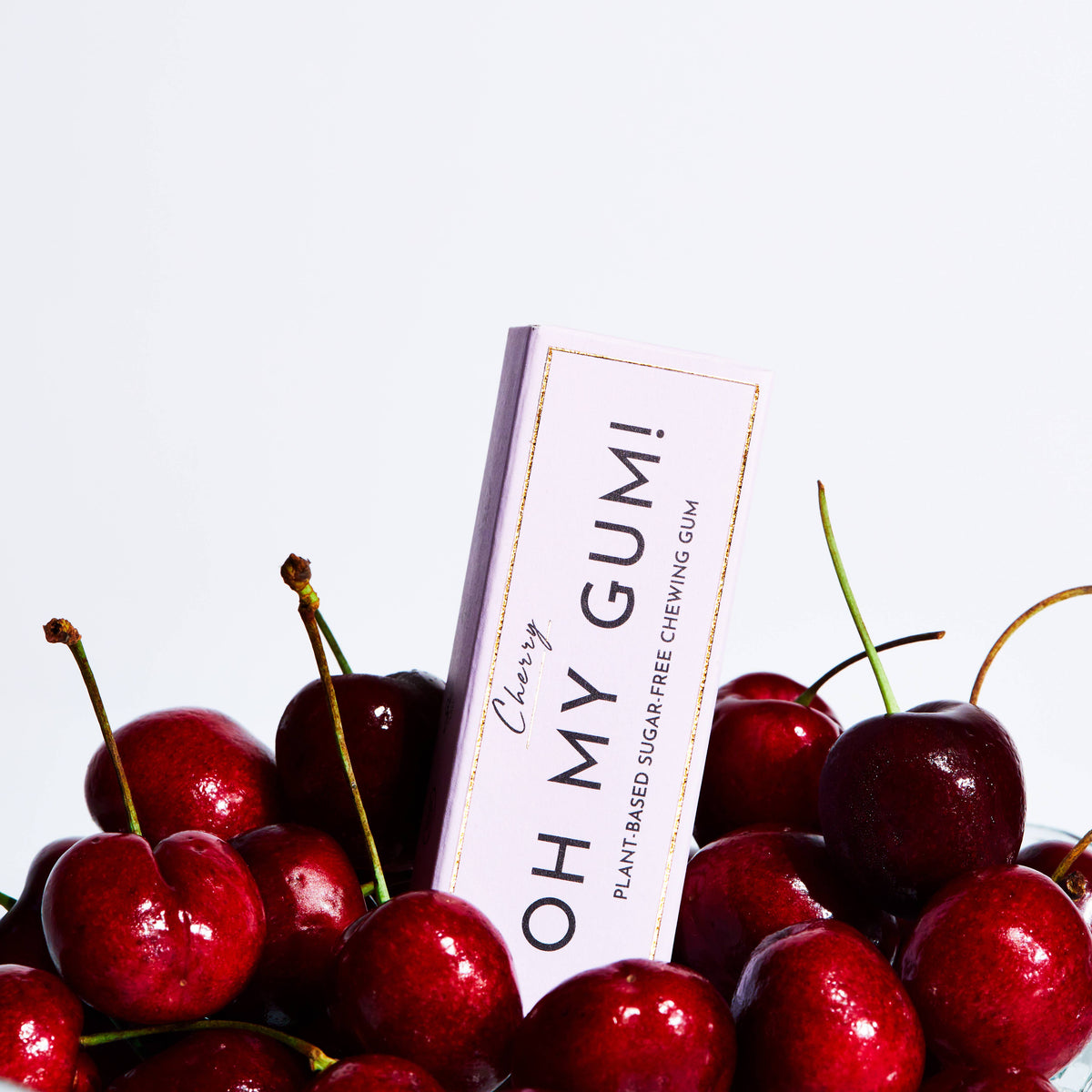 OH MY GUM! - Cherry Chewing Gum - Plastic-free | Sugar-free | Plant-based