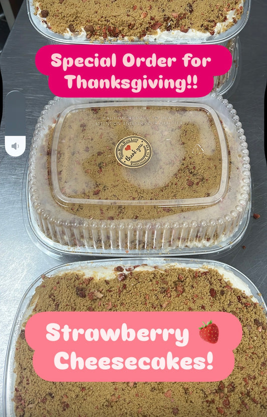Strawberry Cheesecake Tray