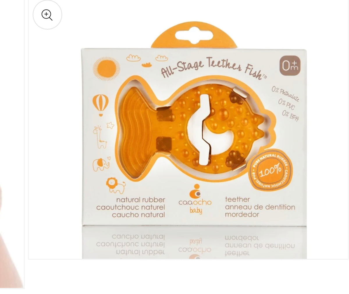 Fish Natural Rubber Teether
