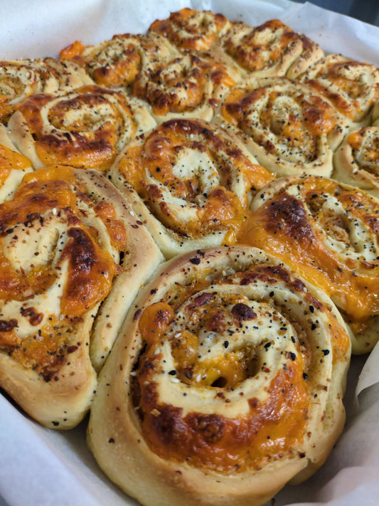 Sourdough Ham & Cheese pull apart