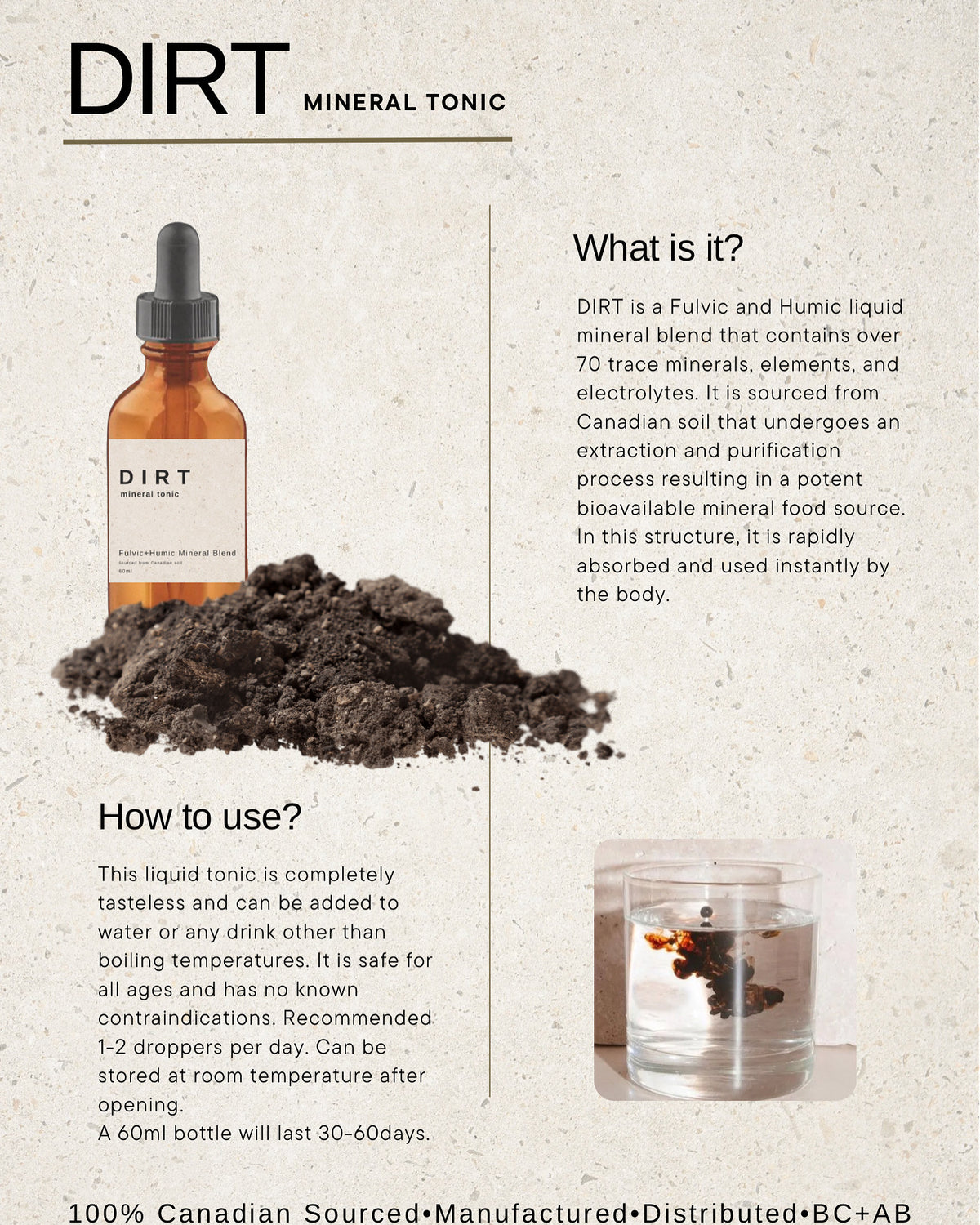 Dirt Mineral Tonic