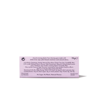 OH MY GUM! - Cherry Chewing Gum - Plastic-free | Sugar-free | Plant-based