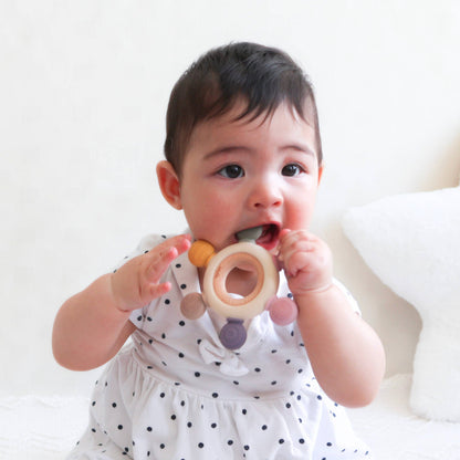 Baby Bliss - Teether Ring - Blue Tones