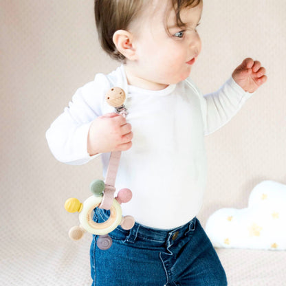 Baby Bliss - Teether Ring - Blue Tones