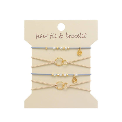 Bohemian Hair Tie Bracelet Stacks