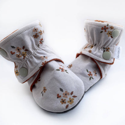 Dainty Floral Baby Boots