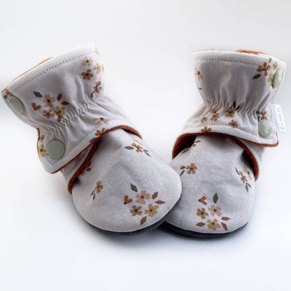 Dainty Floral Baby Boots