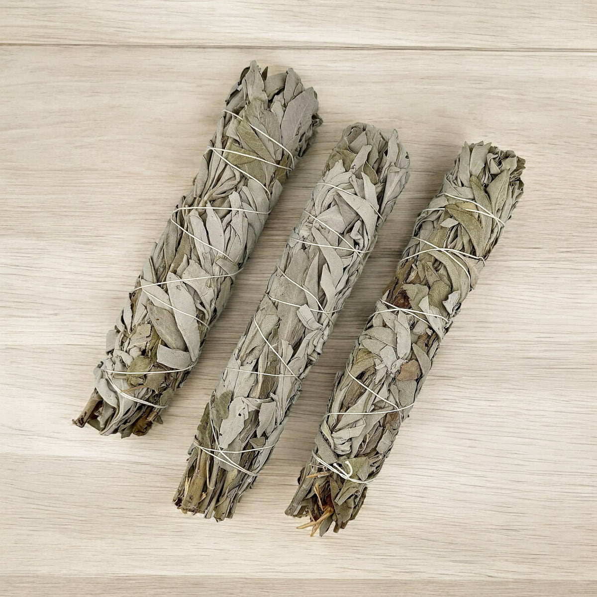 Large White Sage Burn Wands