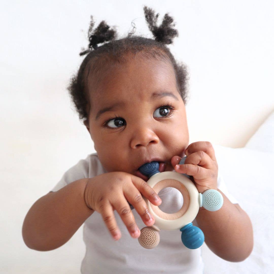 Baby Bliss - Teether Ring - Pink Tones