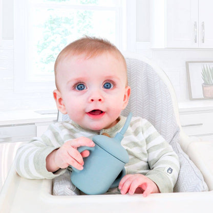 Baby Bliss - Sippy Cup with Straw, Spill-Proof & Anti-Stain - Sage